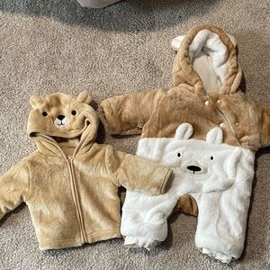 Adorable Bear-Themed Baby Outfit Set